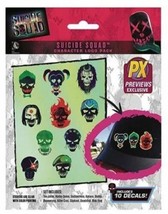 10 Pc Set Exclusive DC Suicide Squad Harley Quinn Decal Skull Logo Sticker Pack - £8.87 GBP