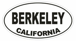 Berkeley California Oval Bumper Sticker or Helmet Sticker D2785 Euro Oval - £1.11 GBP+