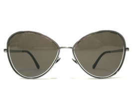 CHANEL Sunglasses 4266 c.108/3 Dark Silver Gunmetal Cat Eye with Gray Lenses - £203.20 GBP