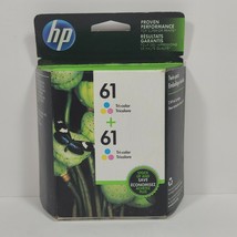 HP 61 Tri-Color Ink Cartridge CZ074FN 2 x CH562WN OEM Factory Sealed Foil Pack - £23.96 GBP