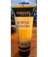 Sargent Art Acrylic Colors Paint Tube 120 ml Yellow Ochre Non Toxic New - $10.42 CAD