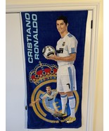 Toalla De Playa Azul De Fútbol Cristiano Ronaldo #7 Real Madrid CF - $43.43 CAD