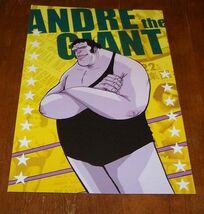 WWF Wrestling Legends ANDRE THE GIANT NYCC PROMO POSTER ART PRINT Lions ... - $19.80