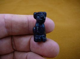 (Y-DOG-LA-508) Blue goldstone Labrador lab Dog carving FIGURINE stone ge... - €7,66 EUR