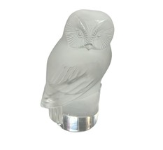 Lalique Crystal Owl paperweight 402240 - £62.12 GBP
