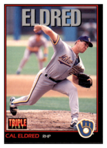 1993 Triple Play Cal
  Eldred   Milwaukee Brewers Baseball
  Card GMMGD - $9.87 MXN