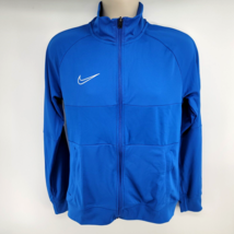 Nike Academy 19 Men&#39;s Soccer Training Jacket Size Medium Blue Full Zip A... - $44.50