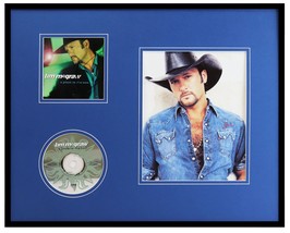 Tim McGraw Signed Framed 16x20 CD &amp; Photo Set JSA A Place in the Sun - £194.68 GBP