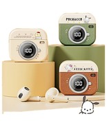 Cartoon Vintage Camera Wireless Bluetooth Earphones Case Display Mic Bui... - €18,52 EUR