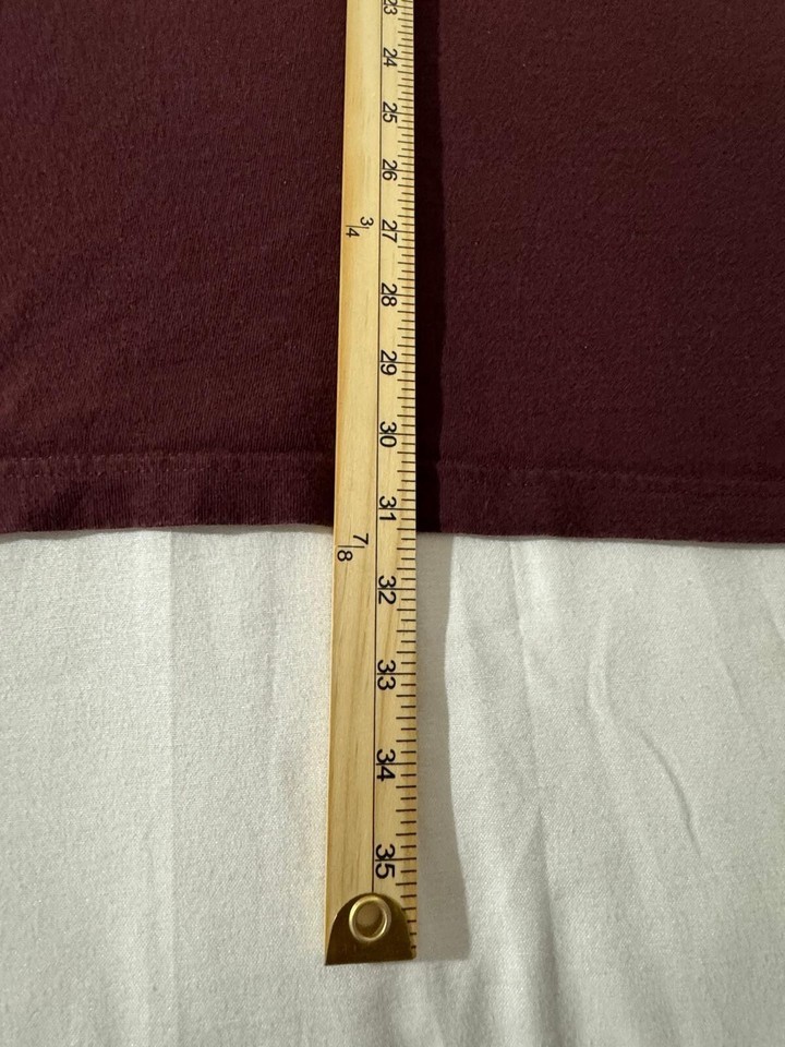 Carhartt K84 PRT Men's Size 2XL Burgundy Cotton Short Sleeve Henley T-Shirt Item image 12