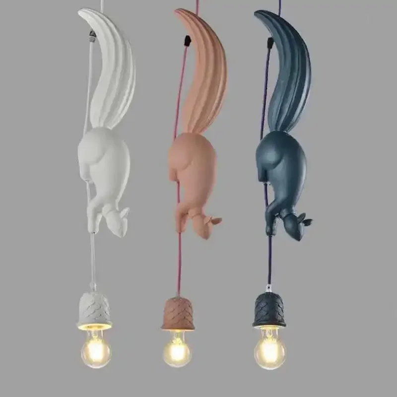 Andelier design for children s personalized decoration animal squirrel resin chandelier thumb200