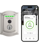 HALO Touch Satin Nickel Traditional Fingerprint Wifi Electronic Smart Lo... - €302,62 EUR