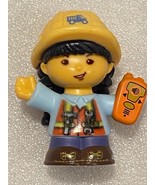 1 2016 Fisher Price Little People Construction Girl w/Hat *Nice Conditio... - $153.82 MXN