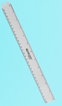 12&quot; Inch Aluminum Metal RULER Cork Back inches metric Metal Edge WESTCOT... - $23.51