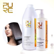 Keratin Free Formaldehyde Hair Straightening Frizzy Repair Treatment + S... - $98.95