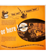 1942 Anaconda Copper Mining Company Advertisement Wires And Cables E90G1 - $465.04 MXN