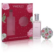 English Rose by Yardley London Gift Set-4.2 oz EDT Spray+ Compact Mirror - £11.52 GBP