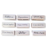 STAMPENDOUS! Sentiment Phrase Word Special Message Wooden Rubber Stamps LOT of 9 - $10.00