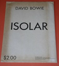 David Bowie Isolar Concert Program 1976 With Sleeve - £274.58 GBP