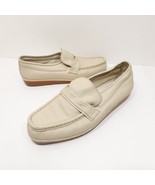 Florsheim Men&#39;s White Leather Slip On Shoes Size 9.5 M - $33.22 CAD