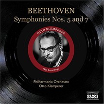 Beethoven - Symphonies Nos 5 &amp; 7 - Klemperer 1955 recordings  - £13.09 GBP