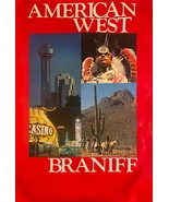 Vintage Braniff International American West Travel Poster - £11.59 GBP