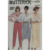 Butterick 3597 Sewing Pattern Skirt Pants Size 14 16 18 Vintage UNCUT - $8.09