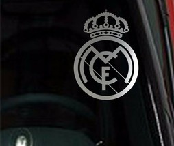  2 Units Real Madrid Chrome Vinyl Decal Car Truck Window Sticker Soccer Futbol - £6.76 GBP