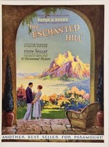 1925 Print Ad Silent Movie Peter B. Kyne &quot;The Enchanted Hill&quot; Paramount Pictures - £28.14 GBP