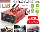 Maintenance Free Battery Charger 12V/24V 10A 140W Output For Electric Ca... - $41.79
