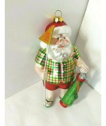 Tropical Santa Ornament Golfing 18th Hole Santa Hat Golf Clubs Knickers ... - £17.70 GBP