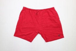 Vintage 90s Streetwear Mens Size Large Faded Gusseted Above Knee Shorts Red USA - £31.28 GBP