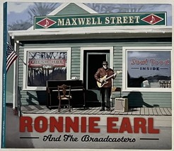 Ronnie Earl &amp; the Broadcasters - Maxwell Street CD 2016 Stony Plain Recording - £7.83 GBP