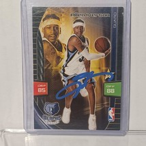 Panini Adrenalyn game XL Allen Iverson Memphis Grizzlies RARE COA NBA - £57.54 GBP