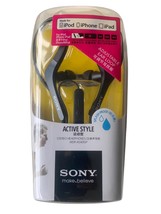 Sony Active SPORTS Running EARHOOK In-ear HEADPHONES MDR-AS400iP WITH MIC - £22.93 GBP