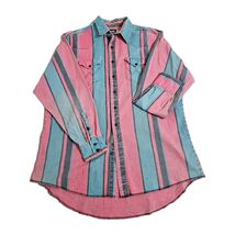 Vintage Wrangler Brushpopper Shirt Men's 18-36 X Long Tails Western Cowb... - $79.99