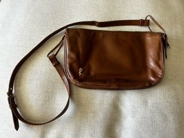 Vintage Roberta di Camerino Brown Leather Convertible Shoulder Bag Handbag - $149.97
