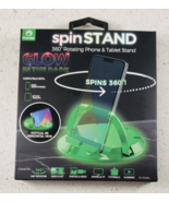 Cell Phone &amp; Tablet Stand Premier Spin Stand With 360 Degree Rotation Gl... - $11.62