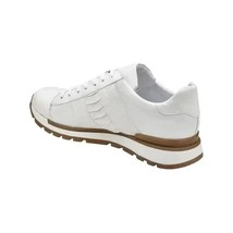 Belvedere Sneakers Blake Genuine Ostrich and Soft Italian Calf White image 2