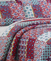 RT Designers Brentwood ~ Kamara ~ 3-Piece Reversible ~ King Quilt Set - £59.93 GBP