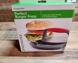 Non-Stick Hamburger Patty Maker Burger Press - Progressive Prepworks HPM... - $12.66