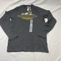 Eddie Bauer Outdoor Outfitter Mens Graphic T-Shirt Gray Long Sleeve Crew S New - £11.62 GBP