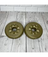 Billard 2 1/2lbs Barbell Dumbbell Plastic Weight Plates 5lbs 2-pcs Round - $24.25