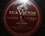 Marian Anderson / Franz Rup [Shellac] - $39.99