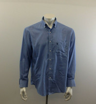 U.S Polo Assn. Men&#39;s Blue  16.5 Long sleeve Wrinkle Free Dress Shirt - £9.28 GBP