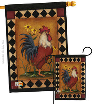Rooster - Impressions Decorative Flags Set S110073-BO - £46.20 GBP