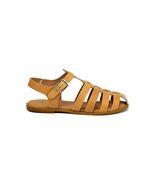 Gladiator römisch griechisch ägyptische Leder Sandalen mit Händen schwarz natur - $59.74