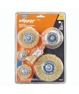 Norton Wire Brush Set, Clipper Wire Wheel Brush Set for Drill, Coated Brass - $36.42 CAD
