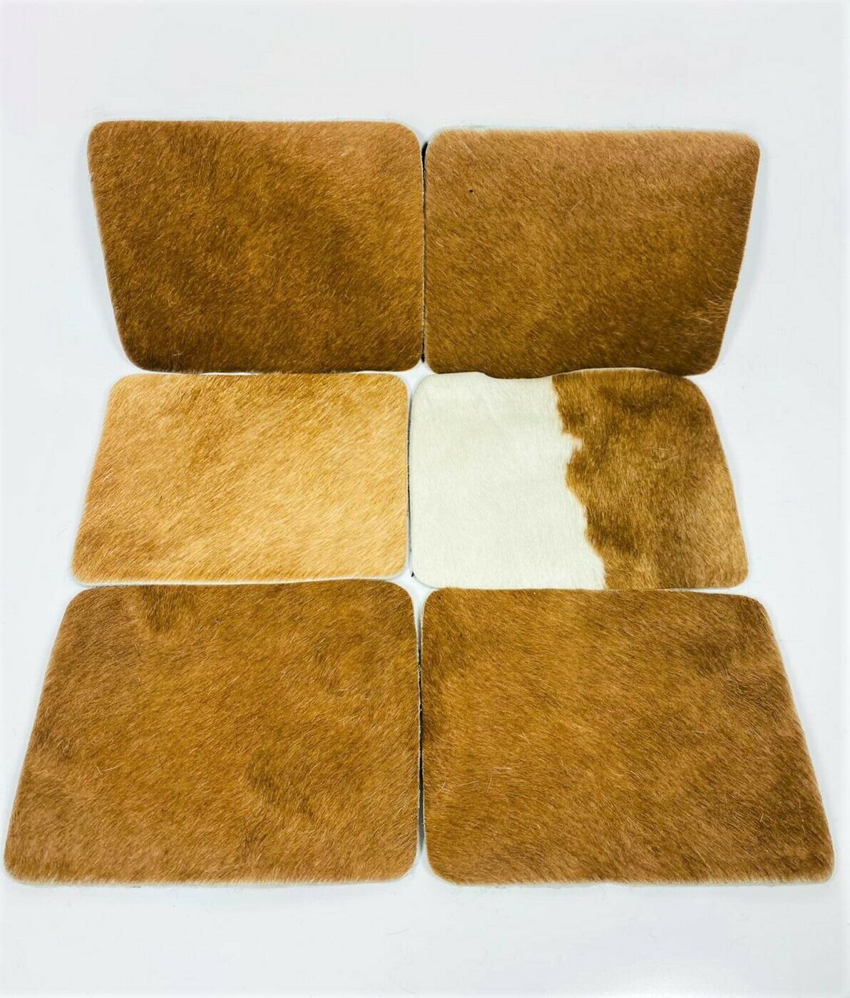 Lot De 6 Dessous pour Boissons En Abat-Jours De Marron 5 &quot; x4 &quot; - $12.75