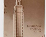 Louisiana Capitol Guide Baton Rouge Jimmie H Davis Governor  - $17.82